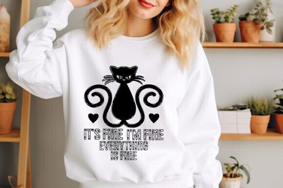 I’m Okay. Everything’s Okay Cat SVG