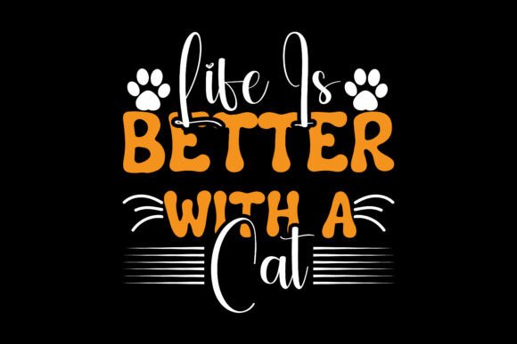 Life with Cat SVG T Shirt