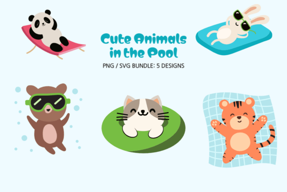 Poolside Animals