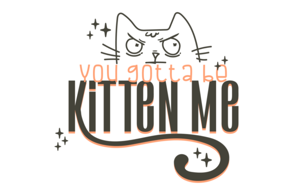 Sassy Kitty Embroidery Design
