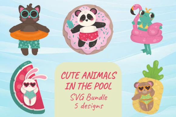 Summer Animal Cutouts Bundle