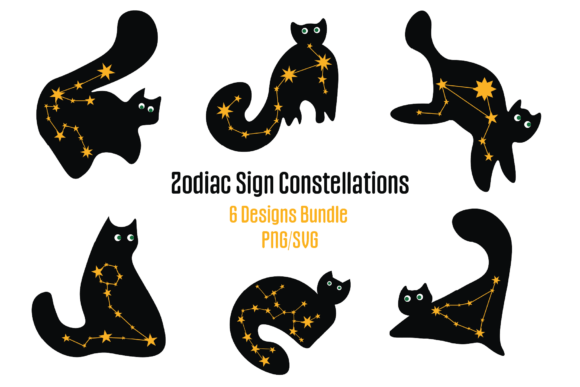 Zodiac Sign Constellations Bundle